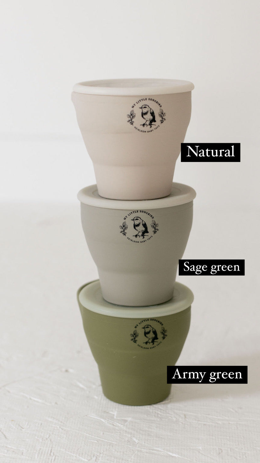 Silicone Snack Cups / Collapsible snack cups