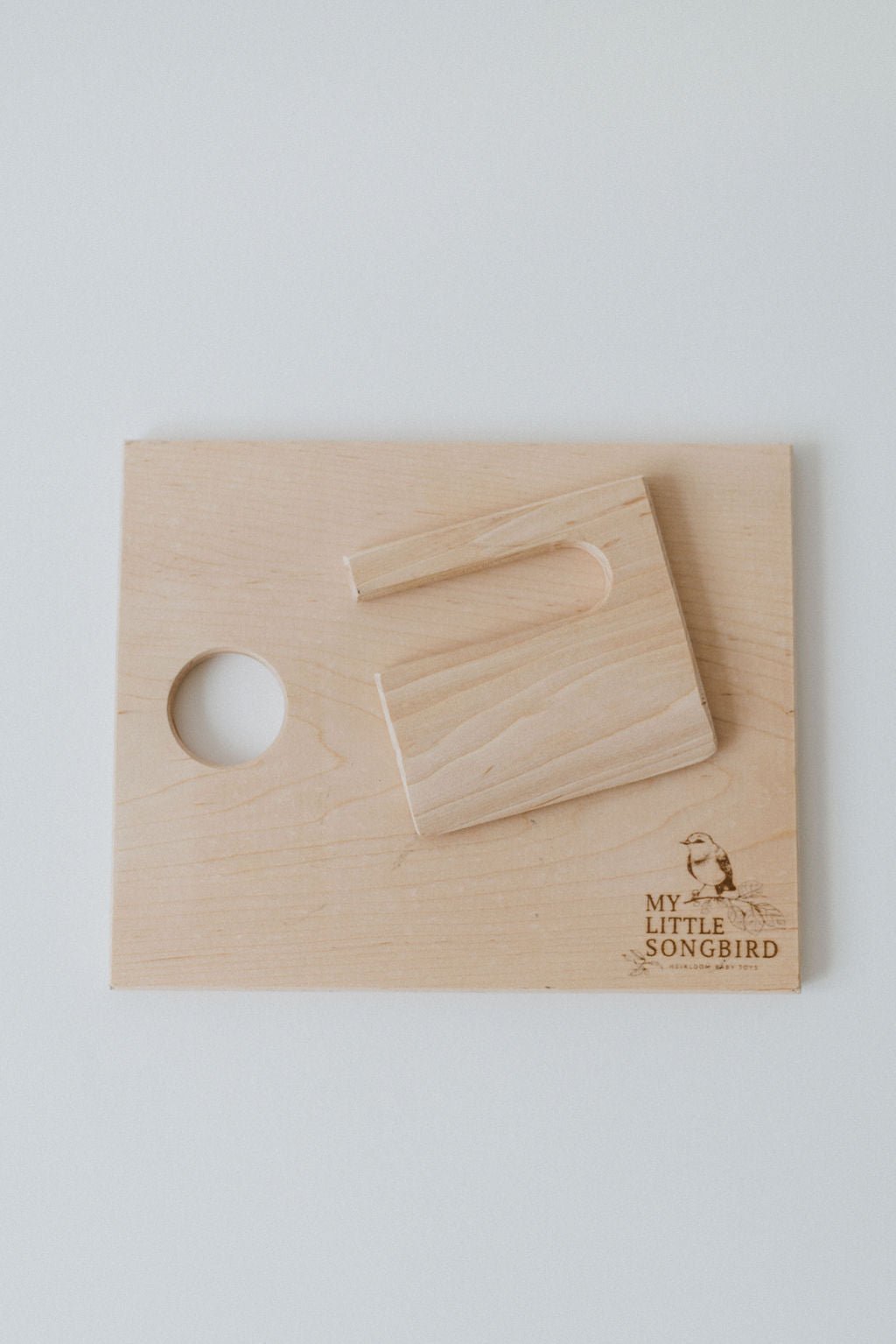 Children's Wooden Cutting Board Set with Fruit Knife