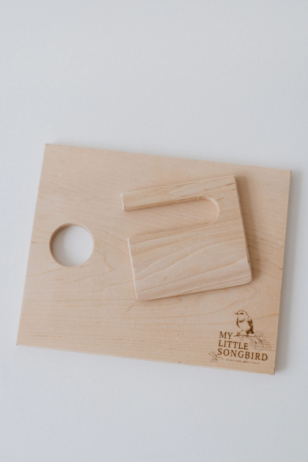 Children's Wooden Cutting Board Set with Fruit Knife