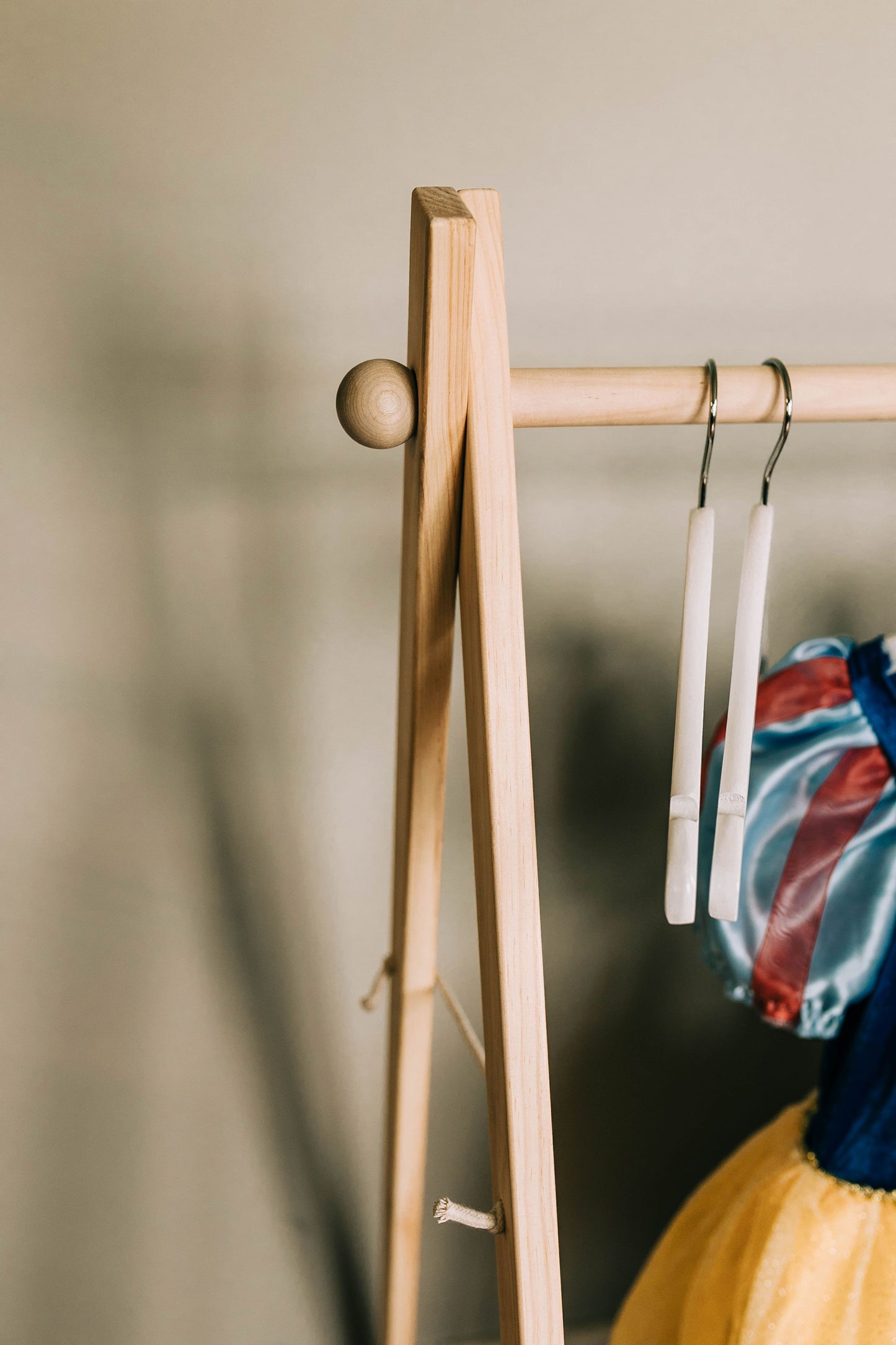 DISCOUNTED/flawed Wooden Clothing Rack