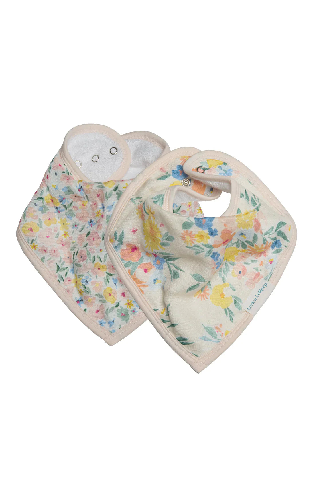 Loulou Lollipop Muslin Bandana Bib Set