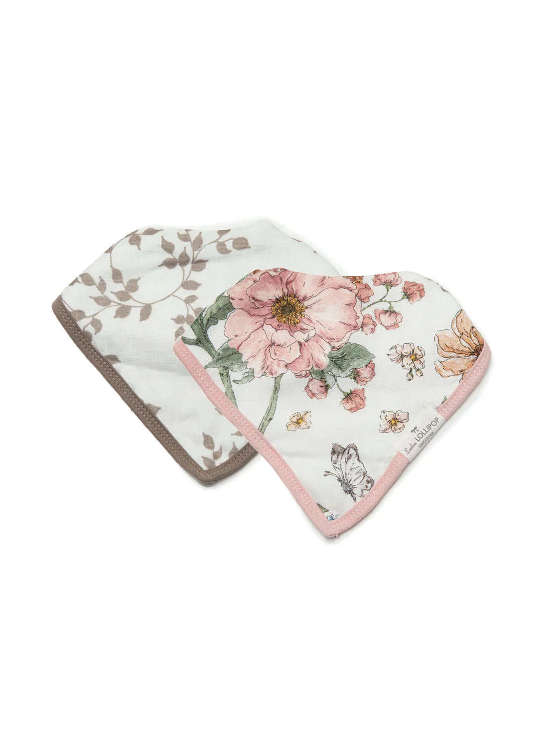 Loulou Lollipop Muslin Bandana Bib Set