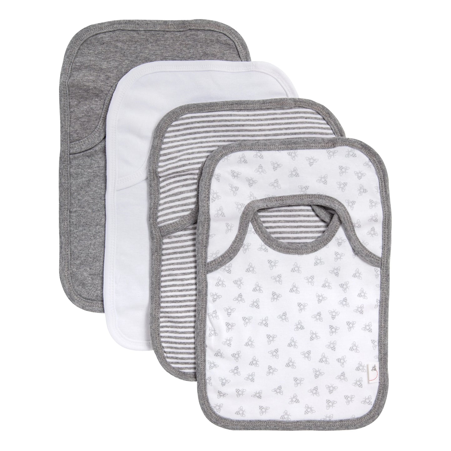 Burt's Bees Baby Multi Pack Organic Cotton Pull On Bibs