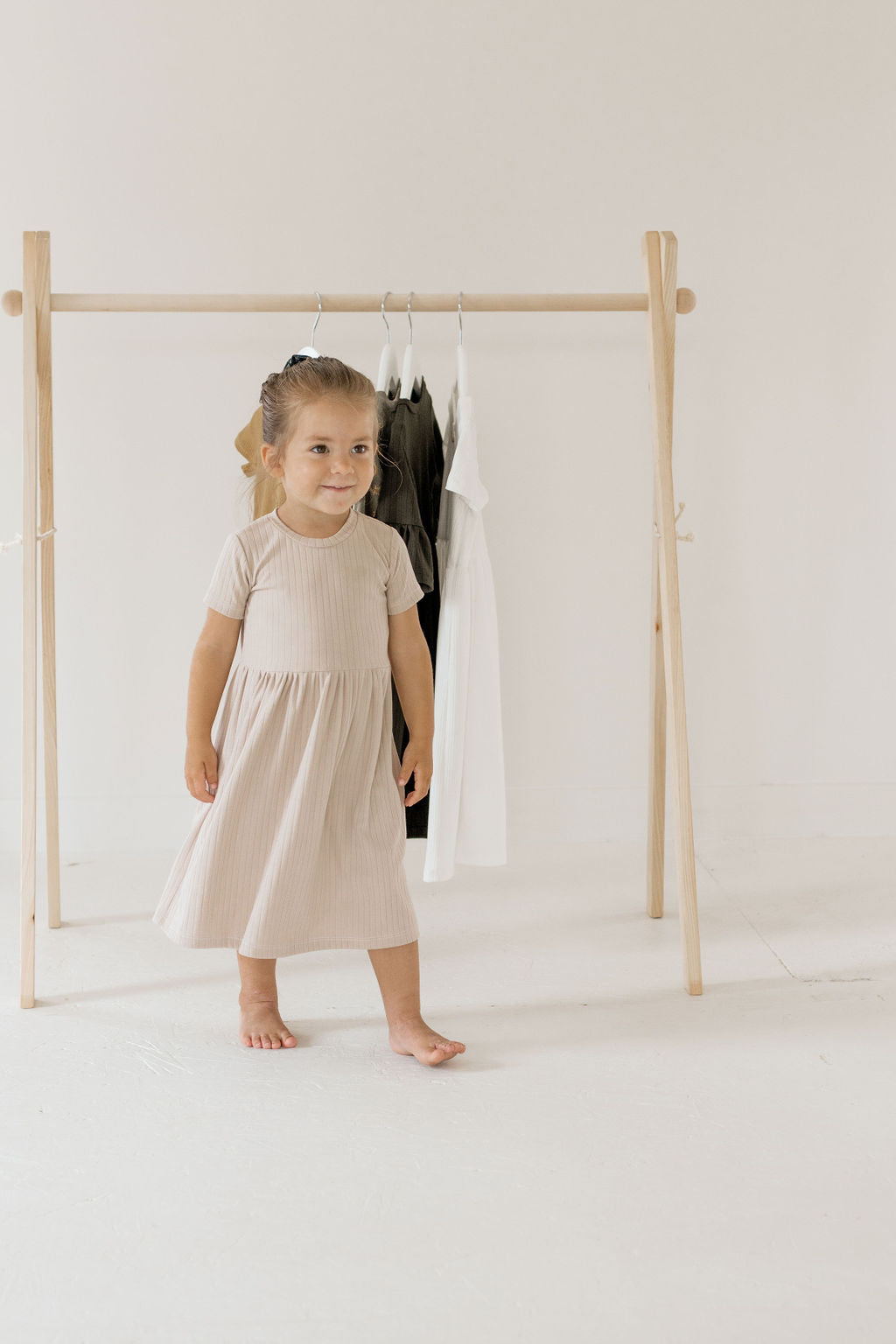 DISCOUNTED/flawed Wooden Clothing Rack