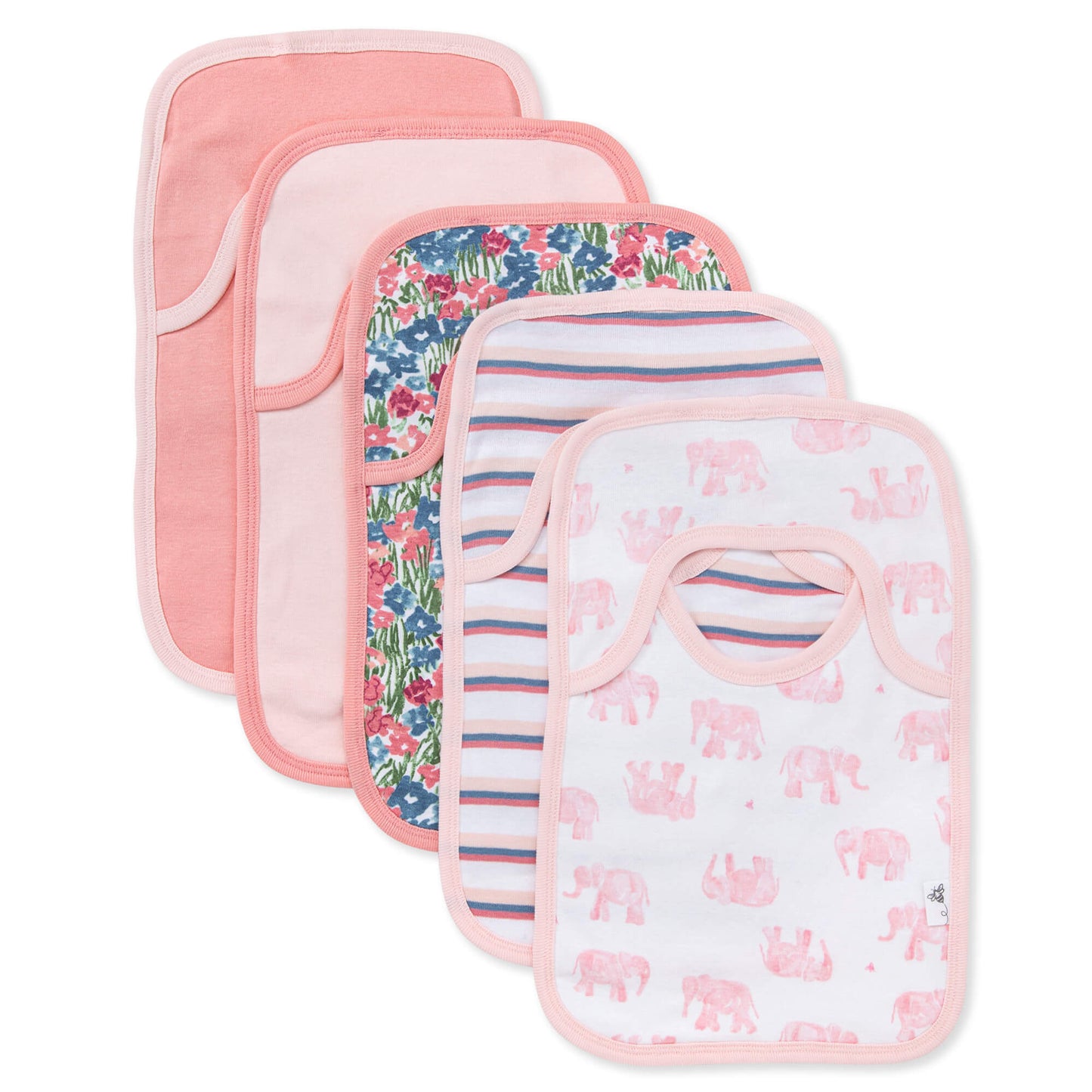 Burt's Bees Baby Multi Pack Organic Cotton Pull On Bibs