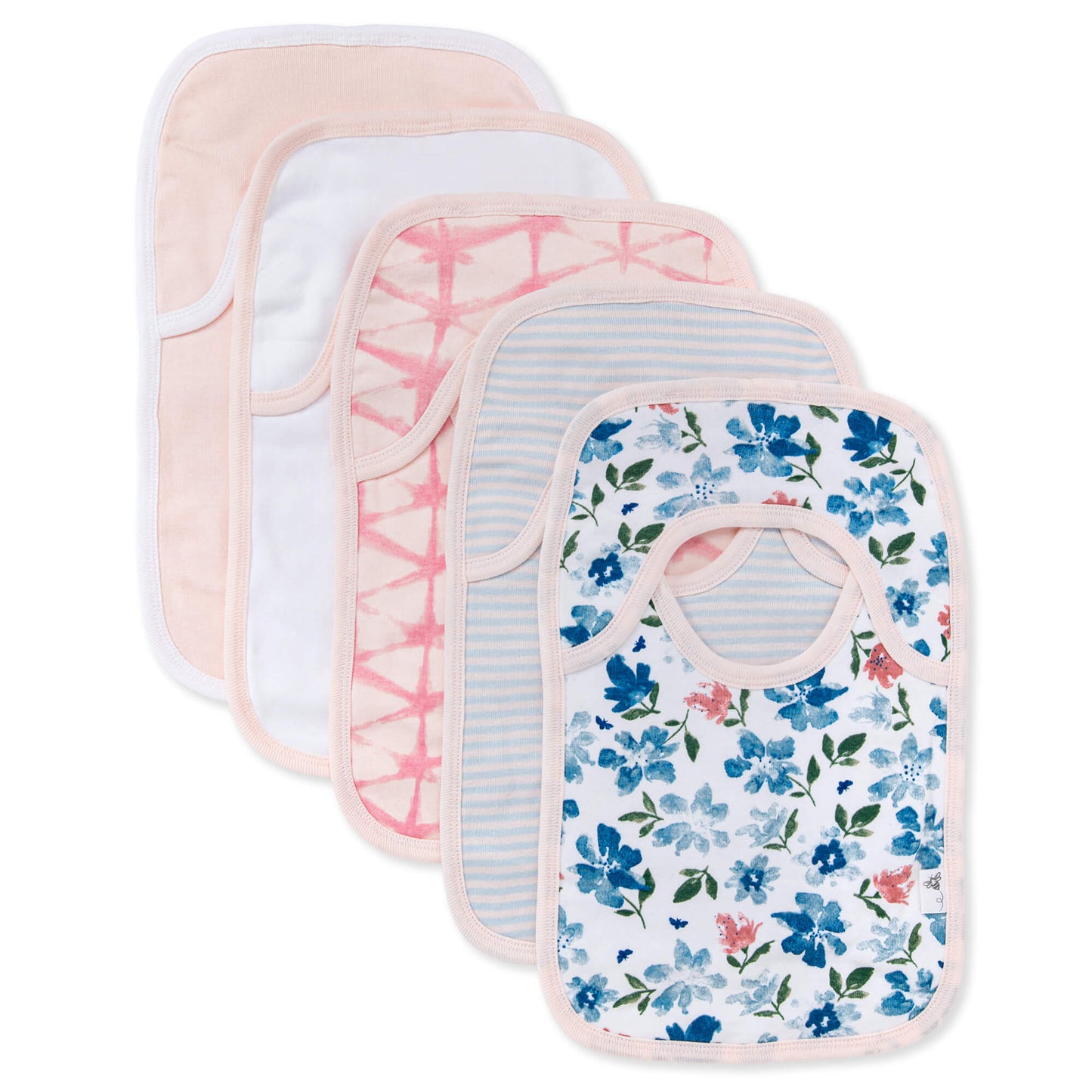 Burt's Bees Baby Multi Pack Organic Cotton Pull On Bibs
