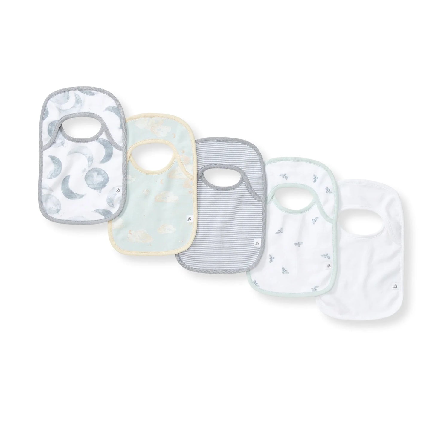 Burt's Bees Baby Multi Pack Organic Cotton Pull On Bibs