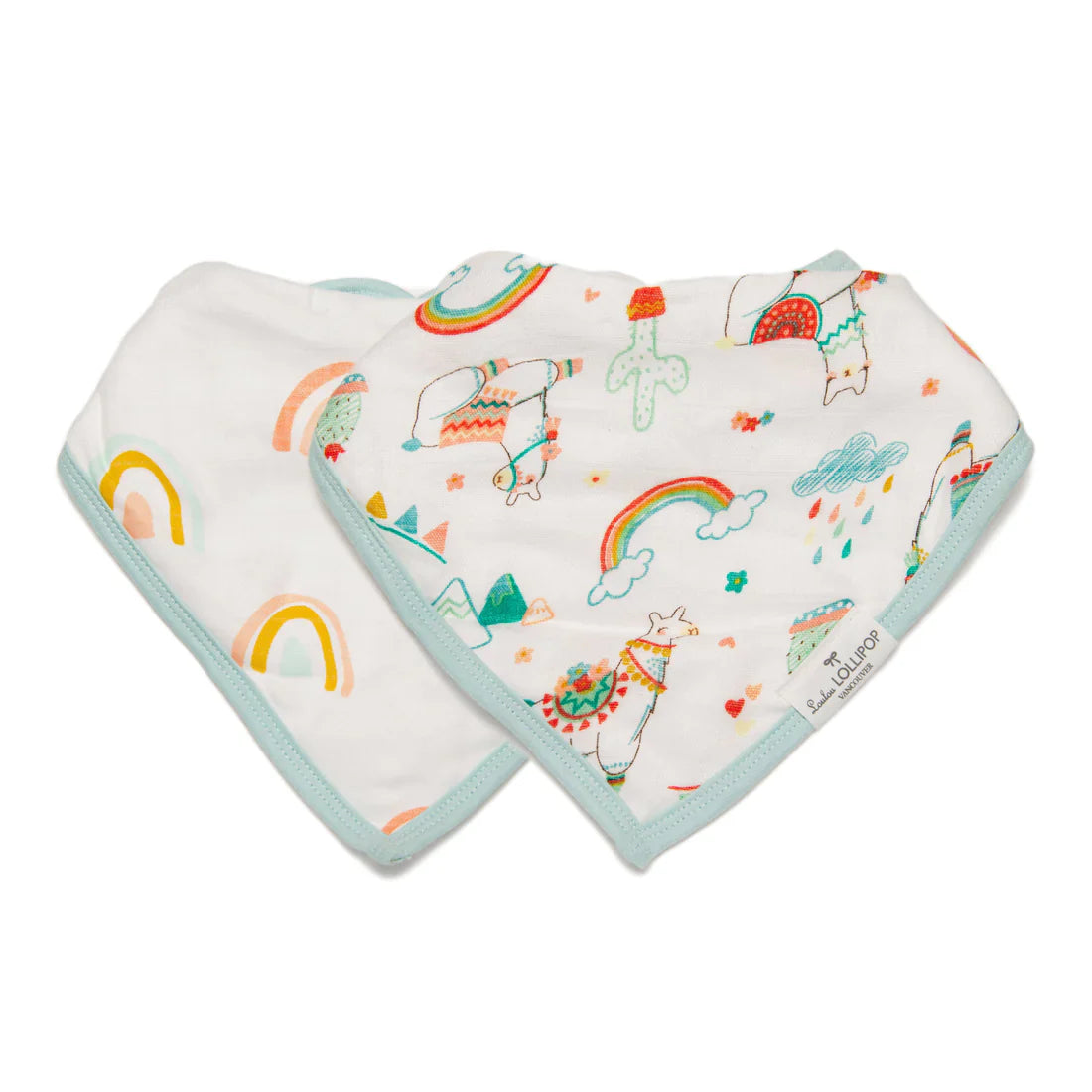 Loulou Lollipop Muslin Bandana Bib Set
