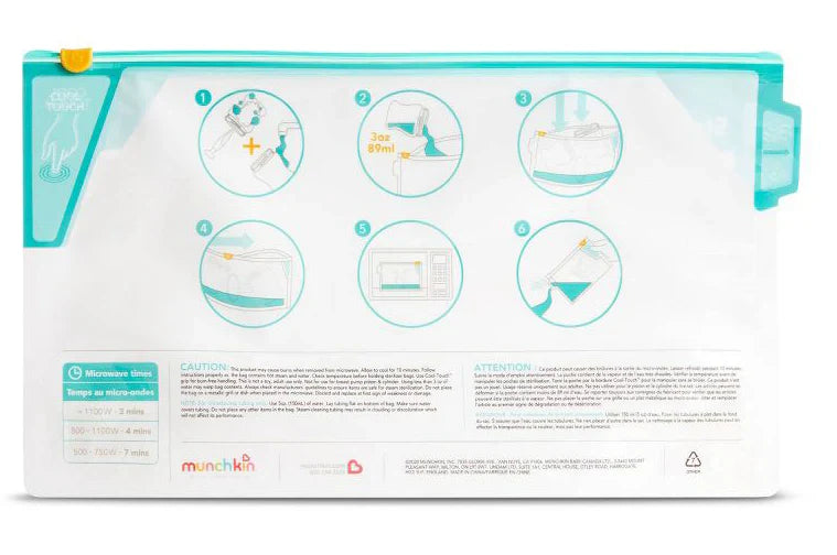 Munchkin Sterilize Jumbo Sterilizer Bags