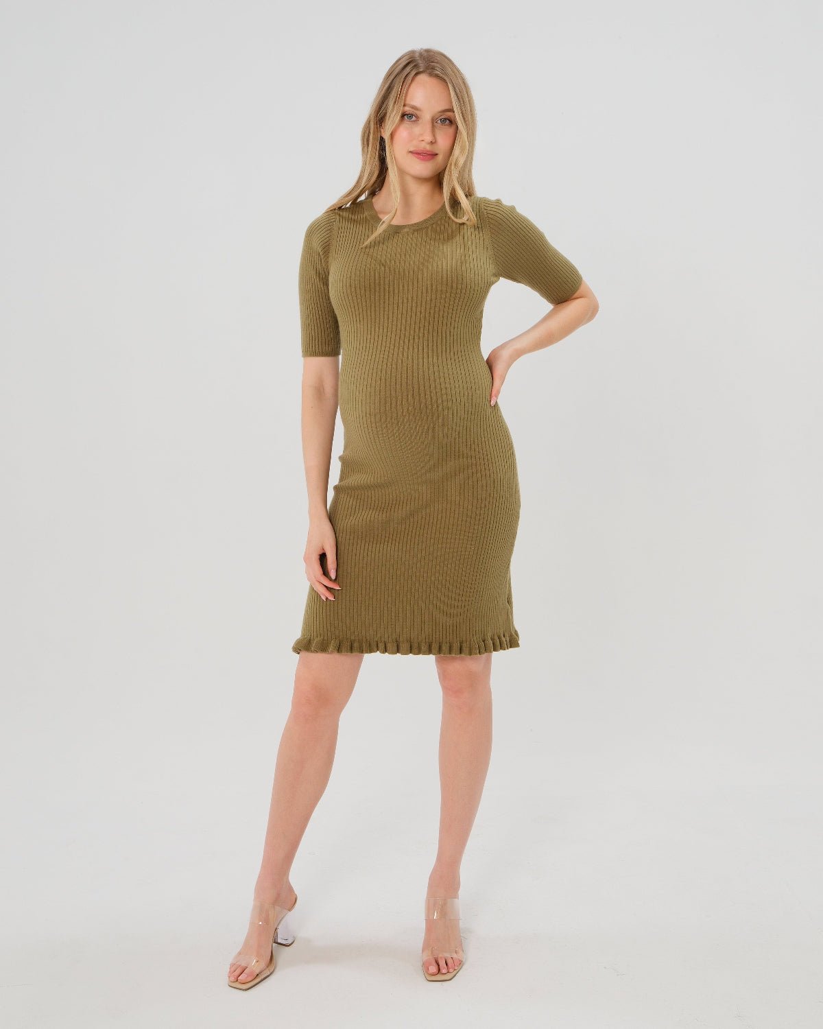 Olivia Maternity & Postpartum Sweater Dress