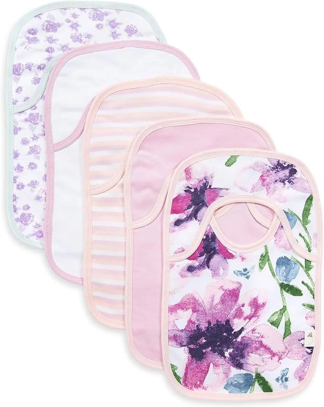 Burt's Bees Baby Multi Pack Organic Cotton Pull On Bibs