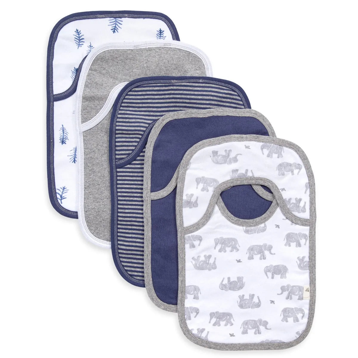 Burt's Bees Baby Multi Pack Organic Cotton Pull On Bibs