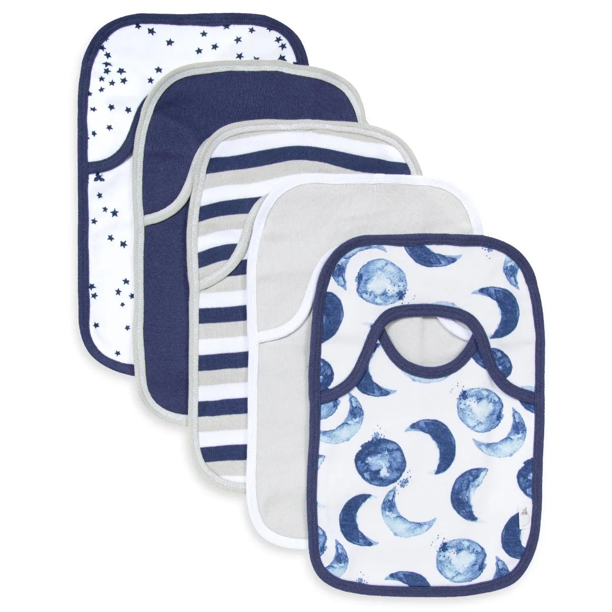 Burt's Bees Baby Multi Pack Organic Cotton Pull On Bibs