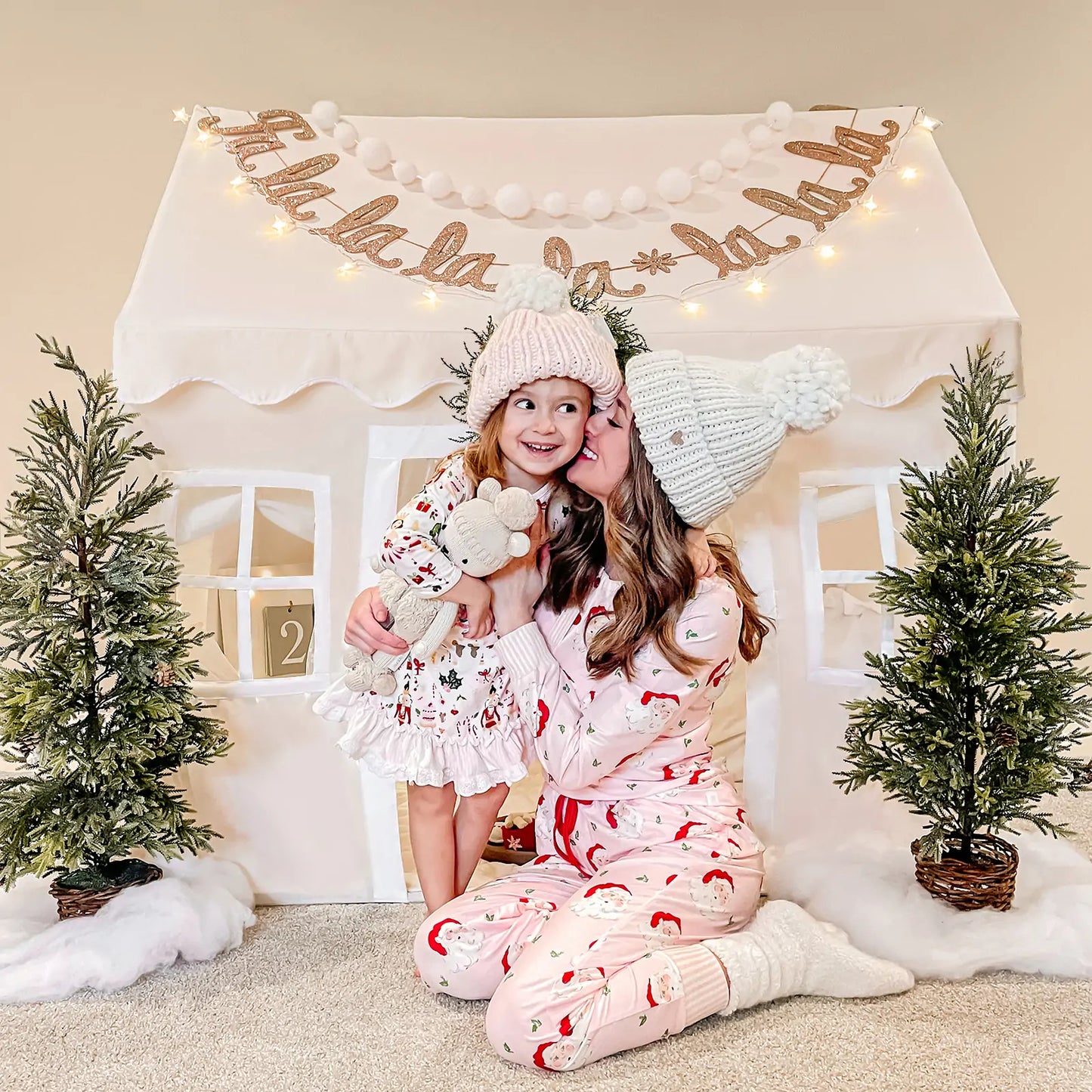 Tiny Land® Playhouse Tent – Natural Cream Indoor Tent for Kids