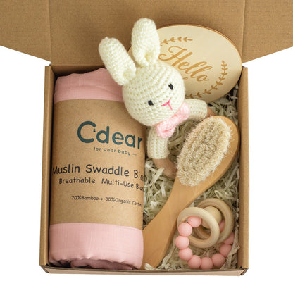 Baby Teething Toy Gift Set – Soothing Teether and Sensory Development Kit