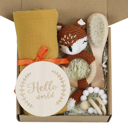 Baby Teething Toy Gift Set – Soothing Teether and Sensory Development Kit