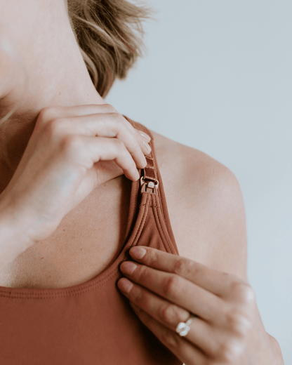 AXK CORE Full Support Nursing Bra - Brown