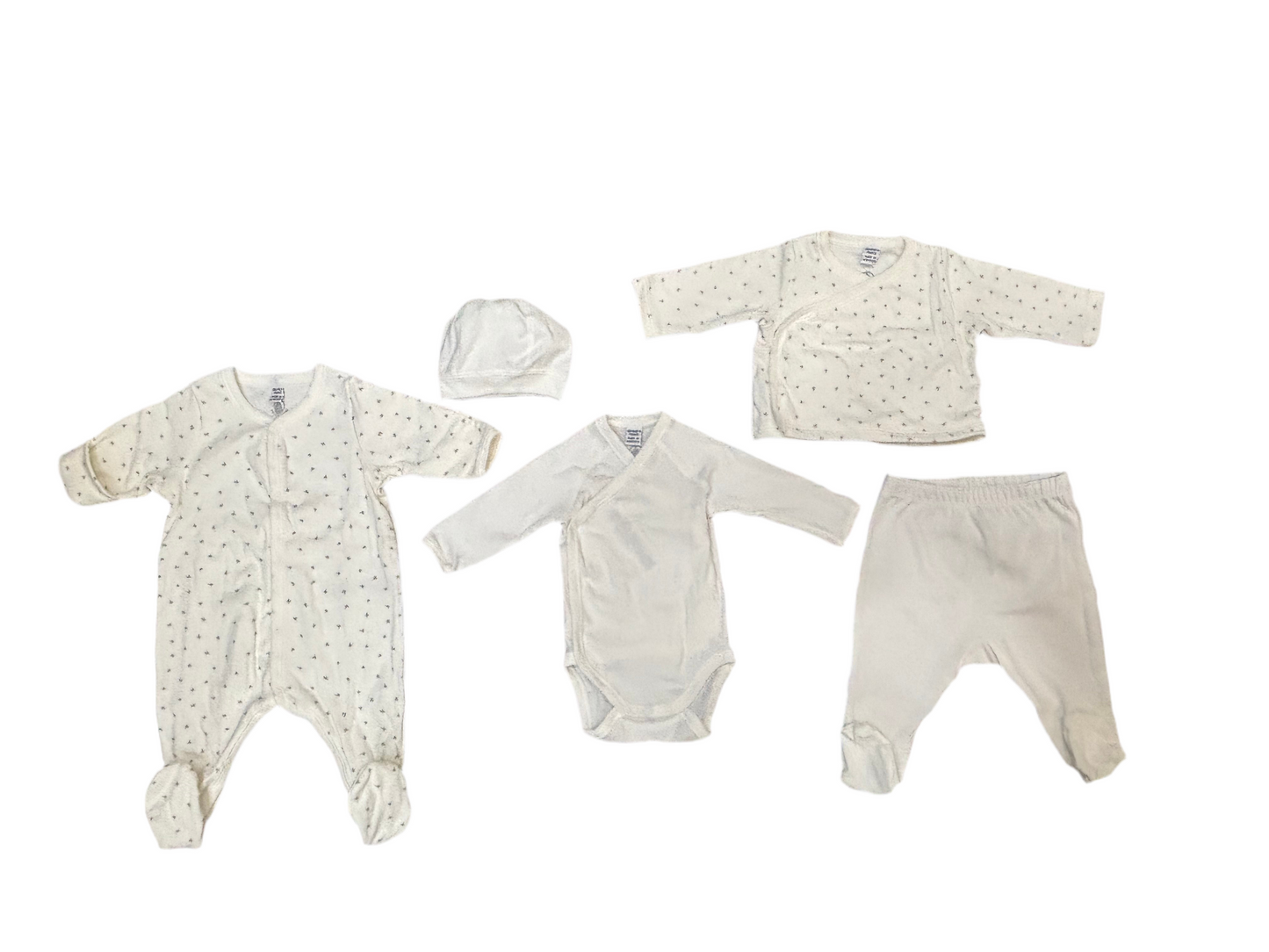 Petit Bateau Baby First Days Kit Set Organic Cotton