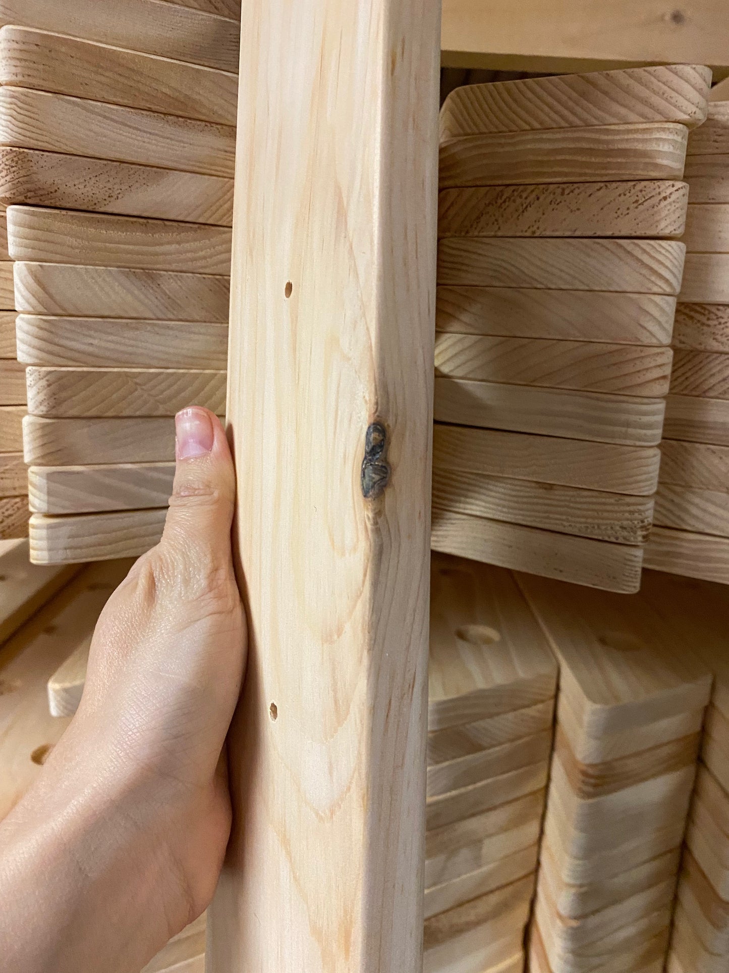 Flawed/Discounted Large Wooden climbing triangle