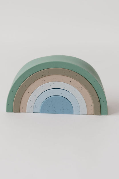 Silicone Stacking Rainbow