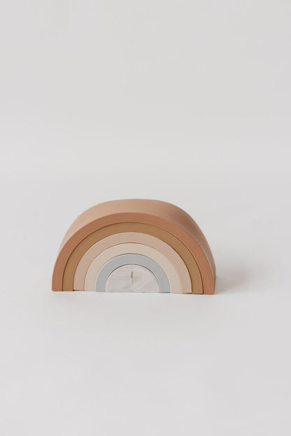 Silicone Stacking Rainbow