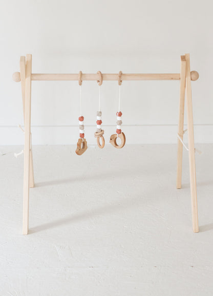 Classic Maroon Baby Play Gym