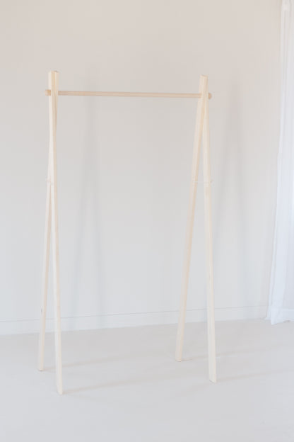 Flawed/discounted Large Wooden Clothing Rack