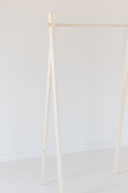 Flawed/discounted Large Wooden Clothing Rack