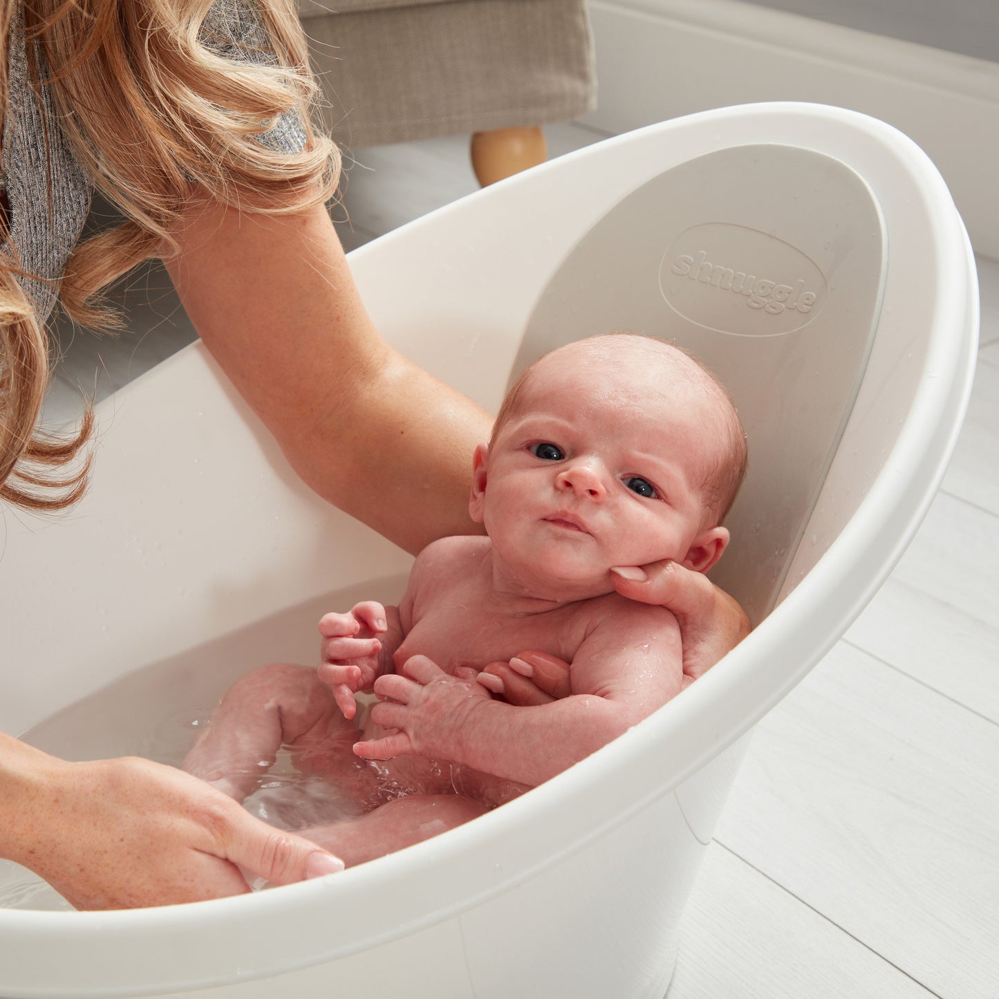 Shnuggle Newborn Bundle: Baby Bath & Accessories Bundle - 5-Piece Set | Cozy Support, Easy Cleanup & Sensory Fun