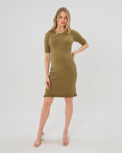Olivia Maternity & Postpartum Sweater Dress