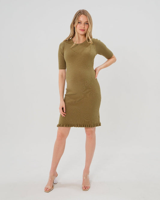 Olivia Maternity & Postpartum Sweater Dress