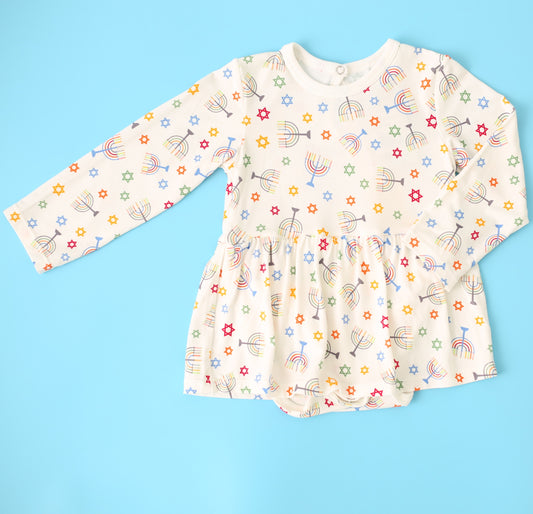 Happy Hanukkah Bodysuit Dress
