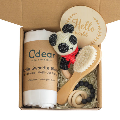 Baby Teething Toy Gift Set – Soothing Teether and Sensory Development Kit