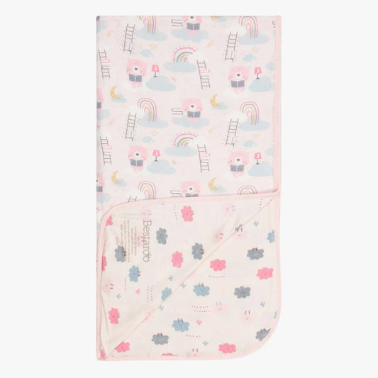 Bedtime Bears💕Sleepy Llamas Swaddle Pink
