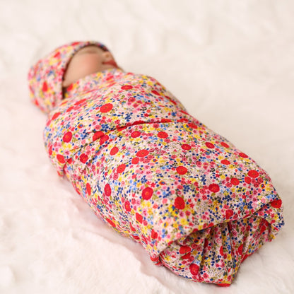Blush Bloom Swaddle