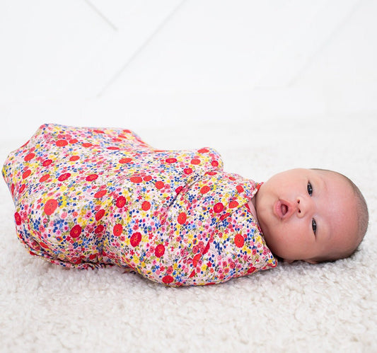 Blush Bloom Swaddle