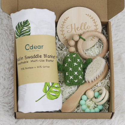 Baby Teething Toy Gift Set – Soothing Teether and Sensory Development Kit