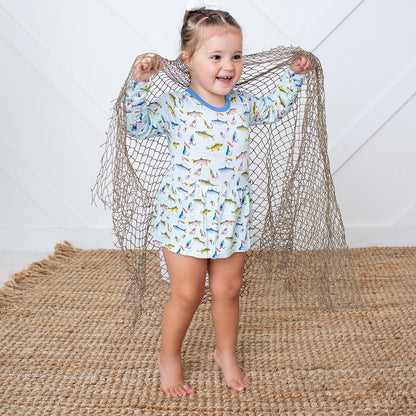 Catch of the Day Bodysuit Dress