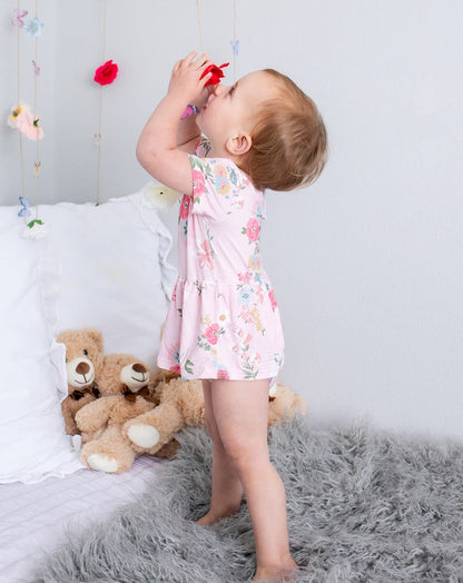 Ditzy Floral Bodysuit Dress