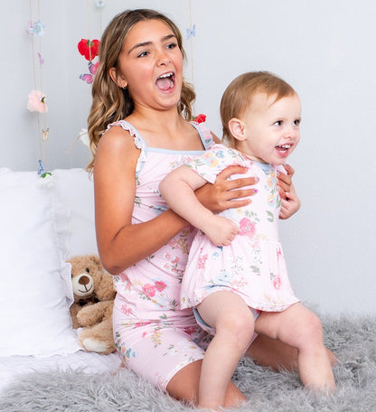 Ditzy Floral Bodysuit Dress