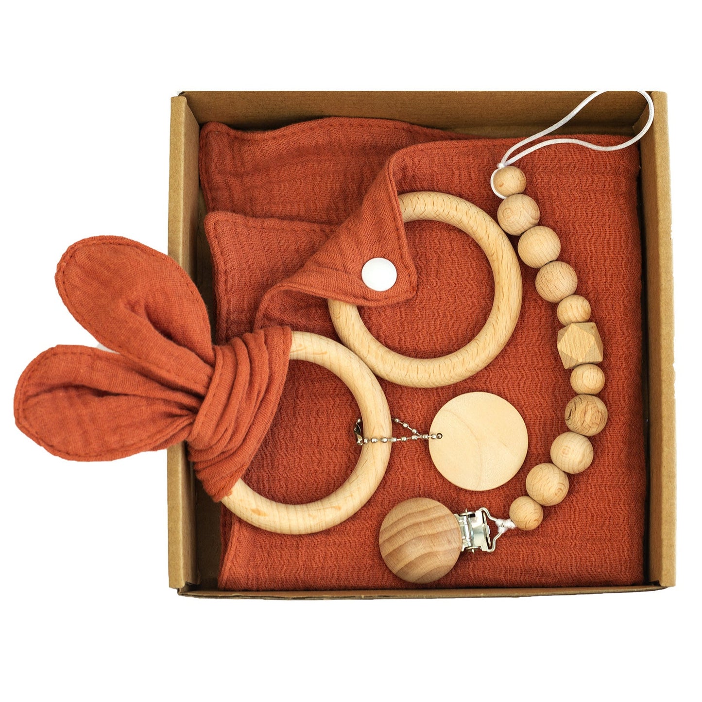 Baby Teething Toy Gift Set – Soothing Teether and Sensory Development Kit