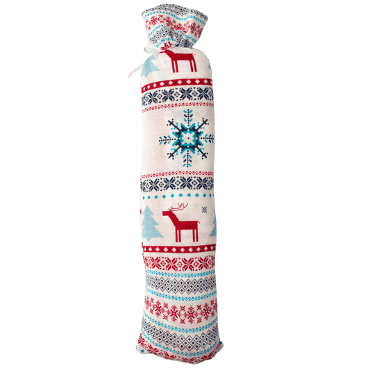 Holiday Reindeer Blue Swaddle