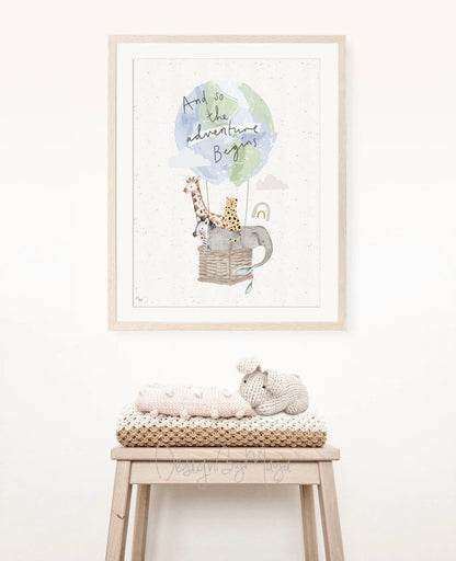 Baby Animals Prints - Luster Paper Nursery Wall Art Prints