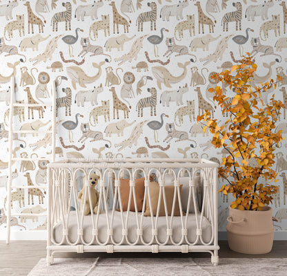 Alphabet Wallpaper - Nursery Wall Decor Wallpapers