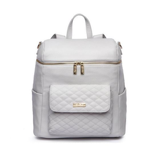 Signature Diaper Bag Stone Grey