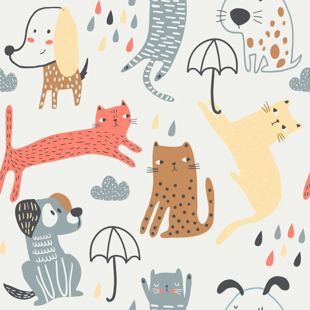 Raining Cats & Dogs Swaddle